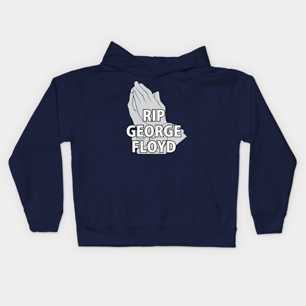 rip george floyd Kids Hoodie by nabila